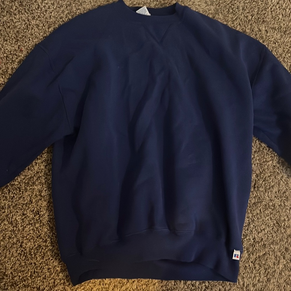 Cute Navy Blue Crew Neck.